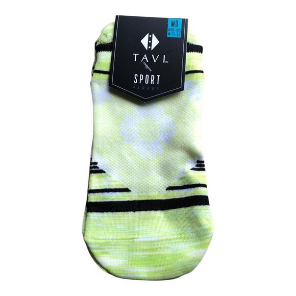 3 Pair Tavi Sport Socks Parker Citrus Taylor Salt Taylor Bright Size Medium NIP - Picture 9 of 11